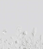 PÁG. 82 - Painel de Parede Flores e Borboletas - Coleção Assinaturas - Tamanho Personalizado - Base Lisa