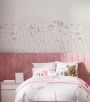 PÁG. 83 - Painel de Parede Flores, Folhas e Borboletas - Coleção Assinaturas - Tamanho Personalizado - Base Linho ou Palha