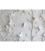 PÁG. 80 - Painel de Parede Flores e Pássaros - Coleção Assinaturas - Tamanho Personalizado - Base Linho ou Palha