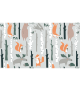 PÁG. 06 - Painel de Parede Floresta e Animais - Tamanho Personalizado - Base Lisa