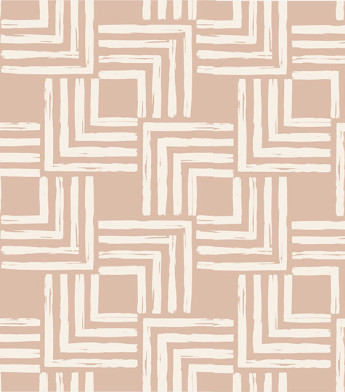 PÁG. 44 - Painel de Parede Geométrico Bege Rosado - Tamanho Personalizado - Base Lisa