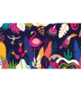 PÁG. 18 - Painel de Parede Pássaros Tropicais Azul Escuro - Tamanho Personalizado - Base Linho ou Palha