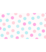 PÁG. 90 - Painel de Parede Poá Rosa e Azul - Coleção Assinaturas - Tamanho Personalizado - Base Lisa