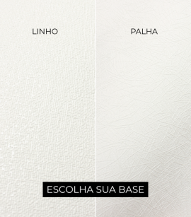 PÁG. 00 - Painel de Parede Sem Estampa - Tamanho Personalizado - Base Linho ou Palha