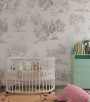 PÁG. 84 - Painel de Parede Toile de Jouy Infantil - Coleção Assinaturas - Tamanho Personalizado - Base Linho ou Palha