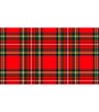 PÁG. 39 - Painel de Parede Xadrez Tartan Vermelho - Tamanho Personalizado - Base Lisa