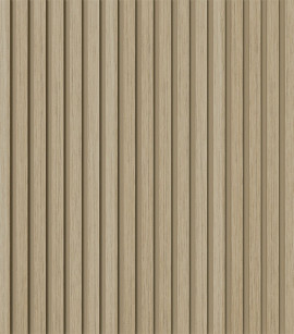 Painel Ripado Madeto Carvalho 10 CM X 1 CM - Rolo com 2,5M - Coleção Meu Rodapé