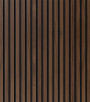 Painel Ripado Madeto Nogueira Intenso 10 CM X 1 CM - Rolo com 2,5M - Coleção Meu Rodapé