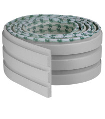 Painel Ripado Play Cinza 10 CM X 1 CM - Rolo com 10M - Coleção Meu Rodapé