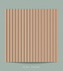 Painel Ripado Play Creme 10 CM X 1 CM - Rolo com 10M - Coleção Meu Rodapé