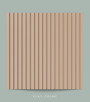 Painel Ripado Play Creme 10 CM X 1 CM - Rolo com 2,5M - Coleção Meu Rodapé