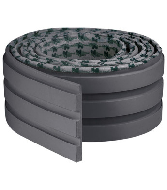 Painel Ripado Play Grafite 10 CM X 1 CM - Rolo com 10M - Coleção Meu Rodapé