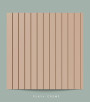 Painel Ripado Play Plus Creme 10 CM X 1 CM - Rolo com 10M - Coleção Meu Rodapé
