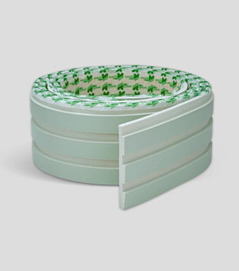 Painel Ripado Play Verde 10 CM X 1 CM - Rolo com 10M - Coleção Meu Rodapé