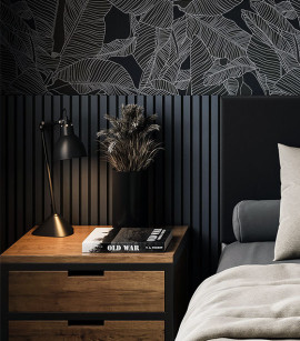 Painel Ripado Urban Blue 10 CM X 1 CM - Rolo com 10M - Coleção Meu Rodapé