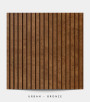 Painel Ripado Urban Bronze 10 CM X 1 CM - Rolo com 10M - Coleção Meu Rodapé