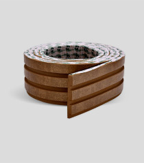 Painel Ripado Urban Bronze 10 CM X 1 CM - Rolo com 2,5M - Coleção Meu Rodapé