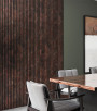 Painel Ripado Urban Corten 10 CM X 1 CM - Rolo com 2,5M - Coleção Meu Rodapé