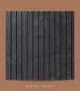 Painel Ripado Urban Plus Black 10 CM X 1 CM - Rolo com 10M - Coleção Meu Rodapé