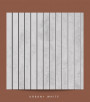 Painel Ripado Urban Plus White 10 CM X 1 CM - Rolo com 2,5M - Coleção Meu Rodapé