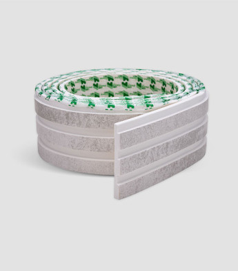 Painel Ripado Urban White 10 CM X 1 CM - Rolo com 10M - Coleção Meu Rodapé