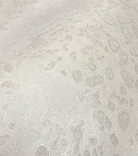 PÁG. 05 - Papel de Parede Animal Print Bege com Brilho Glitter - Coleção Metropolis 3 - Vinilico Importado