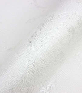 PÁG. 02 - Papel de Parede Arabesco Off-White com Brilho - Coleção Valence - Vinilico Importado