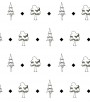 PÁG. 38 - Papel de Parede Árvores para Colorir - Coleção Play Infantil - Importado Lavável (Preto e Branco)