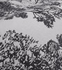 PÁG. 30 - Papel de Parede Árvores Preto e Cinza - Coleção Entre Linhas - Vinílico Importado