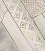 PÁG. 13 - Papel de Parede Azulejo Bege e Azul - Coleção Infinity G - Vinílico Importado