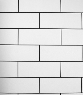 PÁG. 71 - Papel de Parede Azulejo Branco e Preto Leve Brilho - Coleção Infinity G - Vinílico Importado