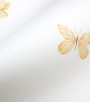 PÁG. 25 - Papel de Parede Borboletas Amarelo e Branco - Coleção Bambine - Vinílico Importado