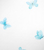 PÁG. 44 - Papel de Parede Borboletas Azul e Branco - Coleção Bambine - Vinílico Importado