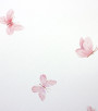 PÁG. 27 - Papel de Parede Borboletas Rosa e Branco - Coleção Bambine - Vinílico Importado
