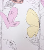 PÁG. 62 - Papel de Parede Borboletas Rosa, Lilás e Amarelo - Coleção Valence - Vinilizado Importado
