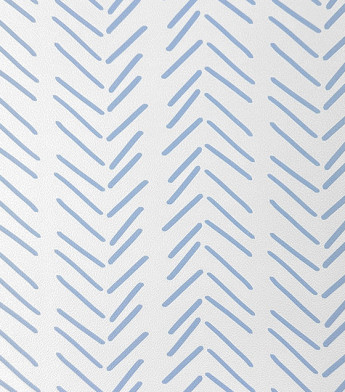 PÁG. 60 - Papel de Parede Chevron Azul - Coleção Revoada Bobinex - Vinílico Importado