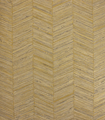 PÁG. 13 - Papel de Parede Chevron Bege e Dourado com Brilho - Coleção Seven - Vinílico Importado