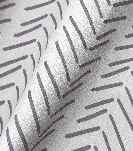 PÁG. 62 - Papel de Parede Chevron Cinza - Coleção Revoada Bobinex - Vinílico Importado