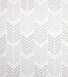 PÁG. 37 - Papel de Parede Chevron Greige - Coleção Bambine - Vinílico Importado