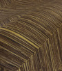 PÁG. 14 - Papel de Parede Chevron Marrom e Dourado com Brilho - Coleção Seven - Vinílico Importado