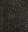 PÁG. 15 - Papel de Parede Chevron Preto e Dourado com Brilho - Coleção Seven - Vinílico Importado