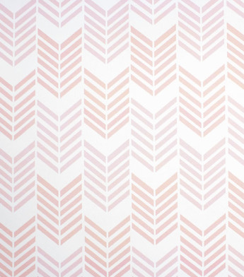 PÁG. 41 - Papel de Parede Chevron Rosa - Coleção Bambine - Vinílico Importado