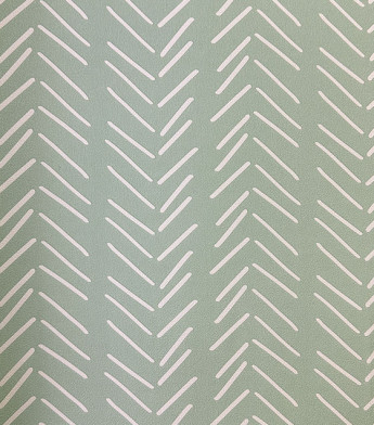 PÁG. 63 - Papel de Parede Chevron Verde - Coleção Revoada Bobinex - Vinílico Importado