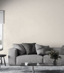 PÁG. 32 - Papel de Parede Cimento Queimado Bege Leve Brilho - Coleção Essencial Bobinex - Vinílico Importado