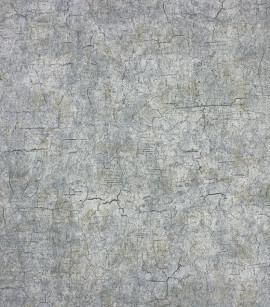 PÁG. 42 - Papel de Parede Cimento Queimado Cinza Azulado Brilho - Coleção Entre Linhas - Vinílico Importado