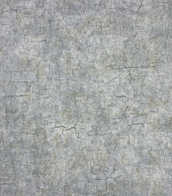 PÁG. 42 - Papel de Parede Cimento Queimado Cinza Azulado Brilho - Coleção Entre Linhas - Vinílico Importado