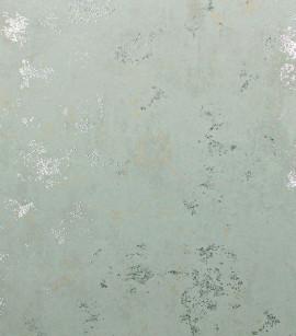 PÁG. 50 - Papel de Parede Cimento Queimado Cinza e Bege com Brilho Metálico - Coleção White Swan - Vinílico Importado