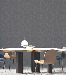 PÁG. 43 - Papel de Parede Cimento Queimado Cinza Grafite Brilho Glitter - Coleção Entre Linhas - Vinílico Importado