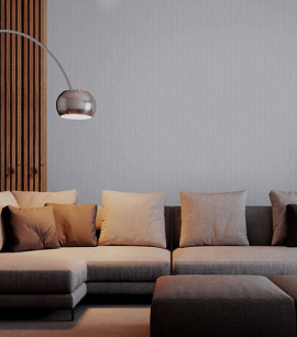 PÁG. 31 - Papel de Parede Cimento Queimado Cinza Brilho - Coleção Essencial Bobinex - Vinílico Importado