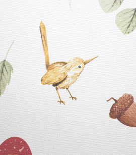 PÁG. 31 - Papel de Parede Cogumelos Vermelho e Verde - Coleção Sonhos Bobinex - Vinílico Importado